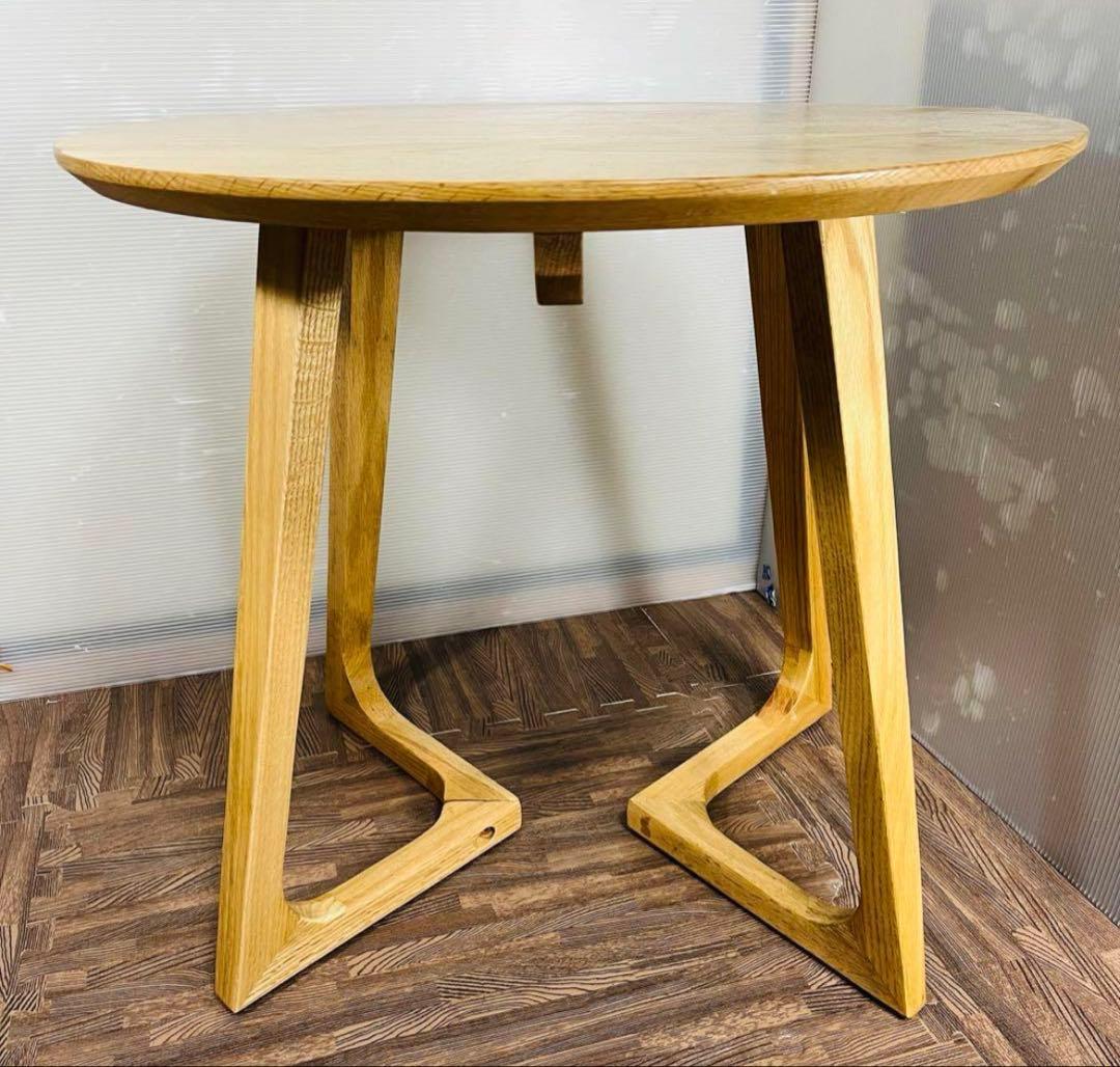 ラウンドテーブル　コーヒーテーブル　おしゃれ　アクタス　丸テーブル　木製