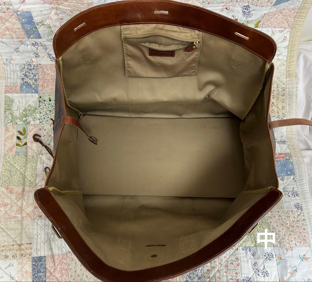 ラルフローレン　チェック柄 ボストンバッグ(大型)