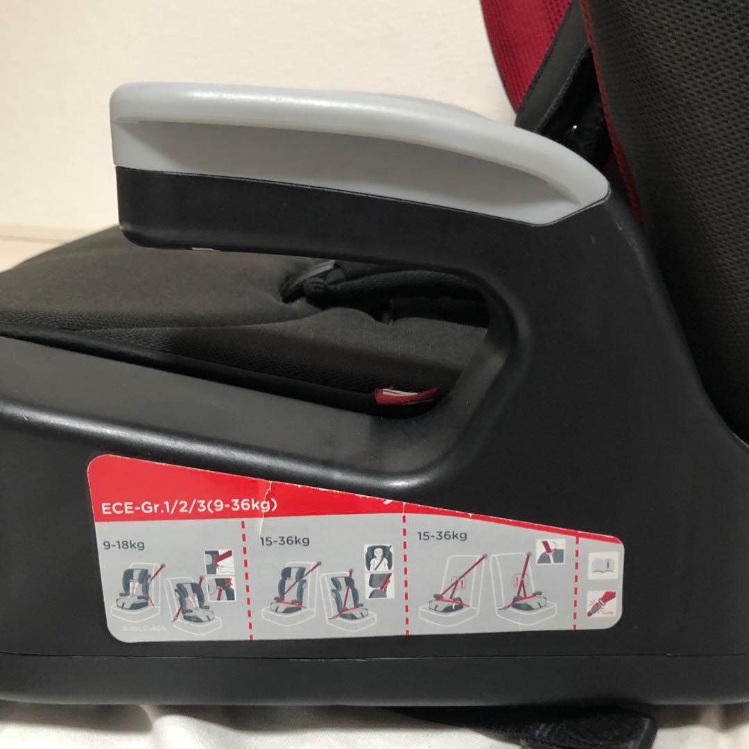 送料込★美品★joie エレベート ジュニアシート ハーネス レッド 軽量