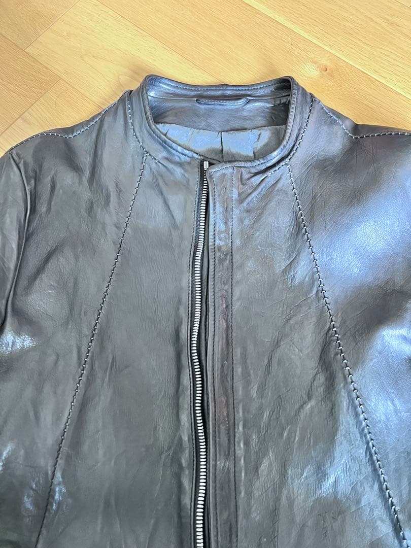 ジャケット・アウター incarnation / CALF LEATHER MOTO 4 / XS