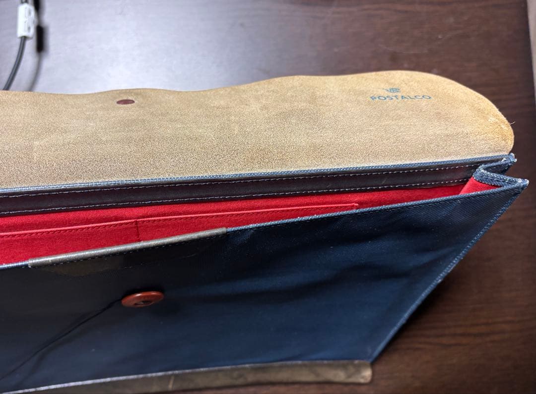 ポスタルコ POSTALCO リーガルエンベロープ　A4が入るサイズ　ネイビー