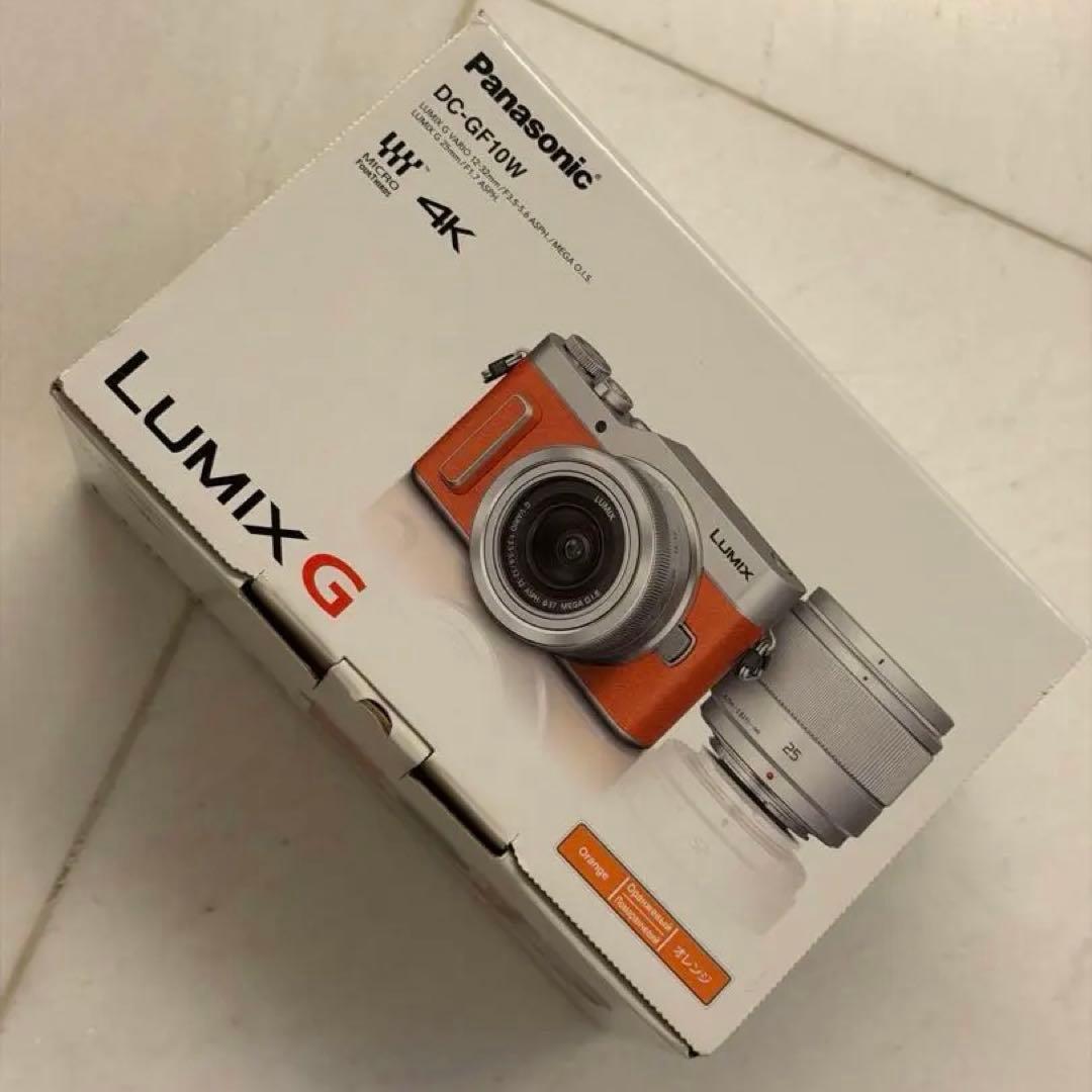 【美品】LUMIX ミラーレス一眼 オレンジ/シルバー