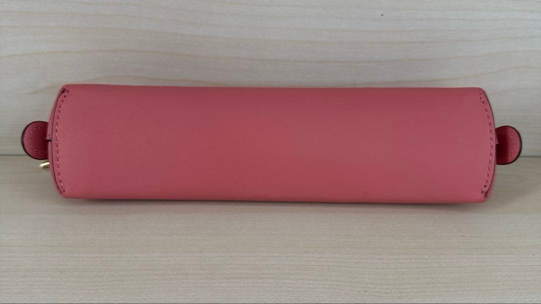 COACH コーチ 本革 レザー ペンケース CF152 タフィー ピンク新品