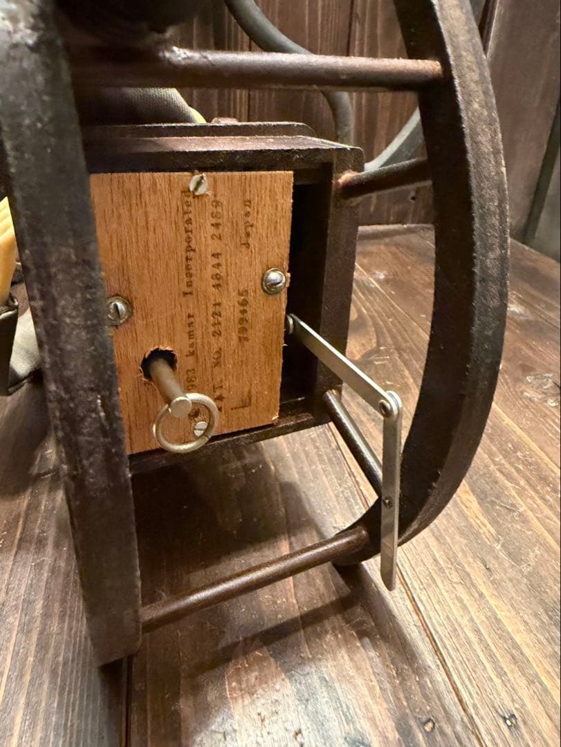 希少 KAMAL社製 ジョン・F・ケネディ ヴィンテージドール オルゴール