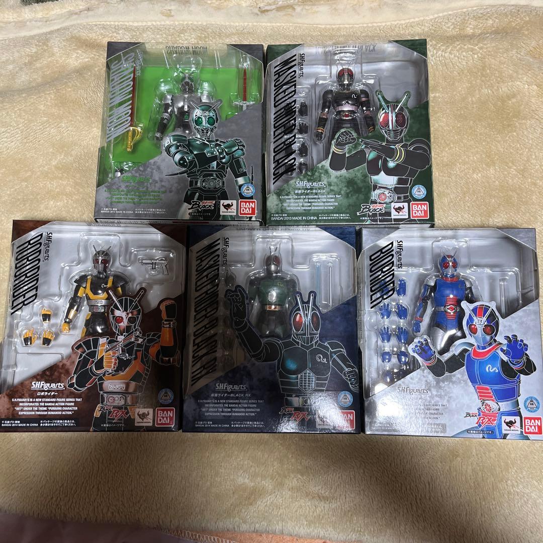 S.H.Figuarts 仮面ライダーBLACK RXフィギュアーツ 5体セット
