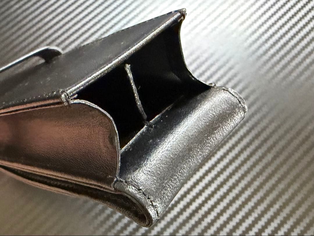 極美品 モンブラン シエナ 2本差し レザーペンケース ブラック