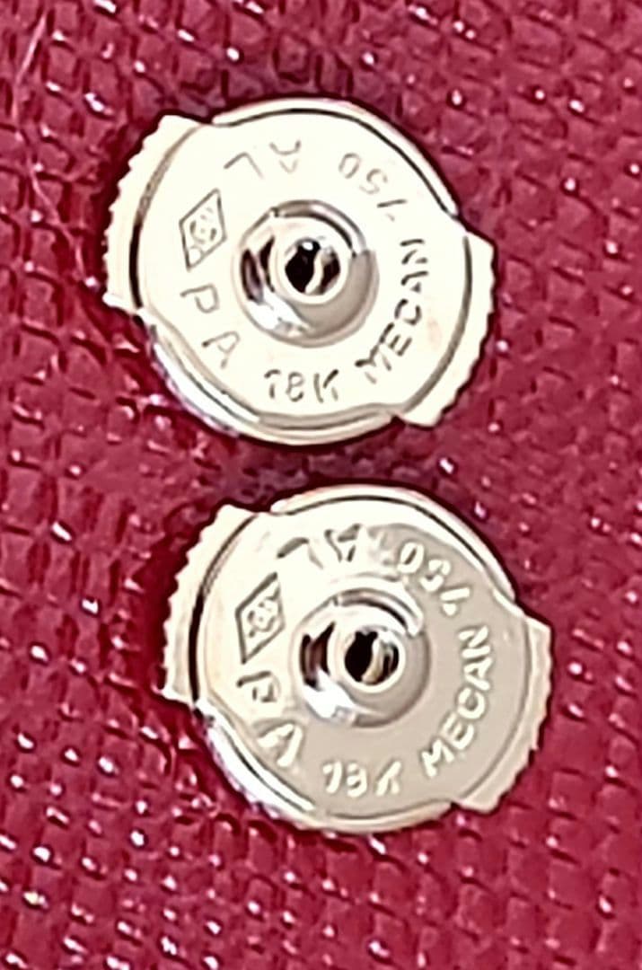 ※やや訳あり☆カルティエ ダムール K18PG ピンクサファイアピアス 証明書有