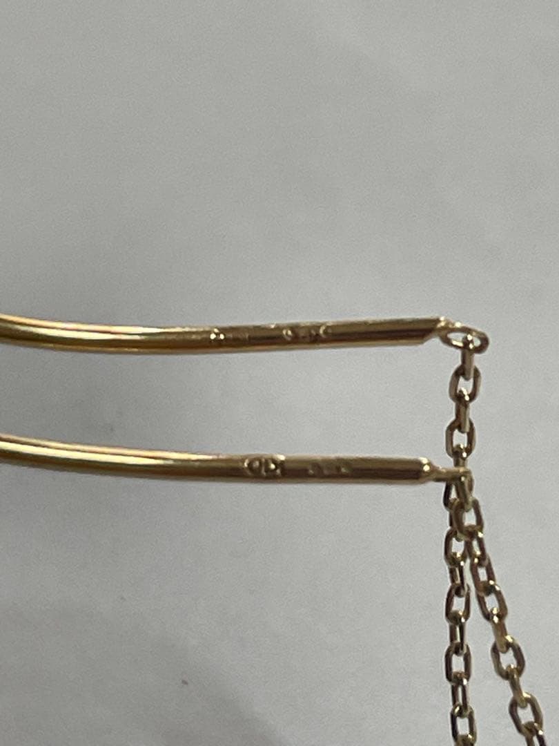 ⭐️chika T⭐️ 【COCOSHNIK 】S字ラインチェーンピアス