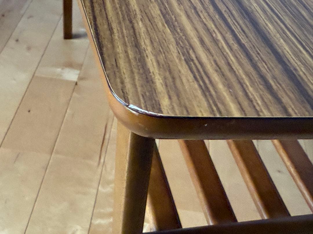 カリモク60 リビングテーブル S ウォールナット　中古品