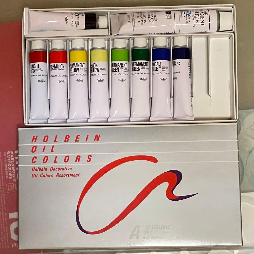 新品未使用　油絵具 チューブ　ホルベイン　クサカベ　セット
