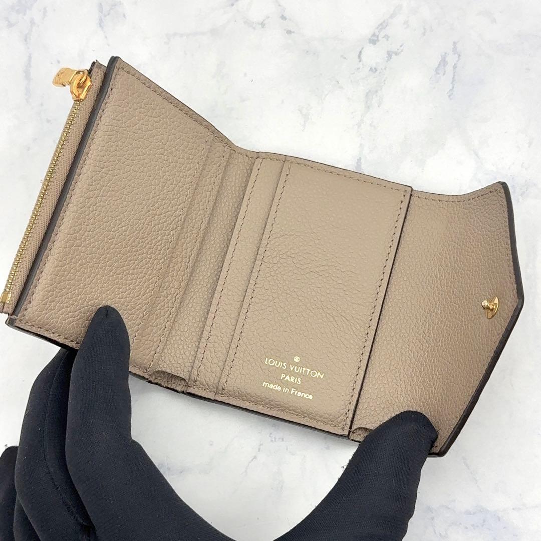 【最高級美品】ルイヴィトン モノグラム アンプラント ゾエ ベージュ ガレ