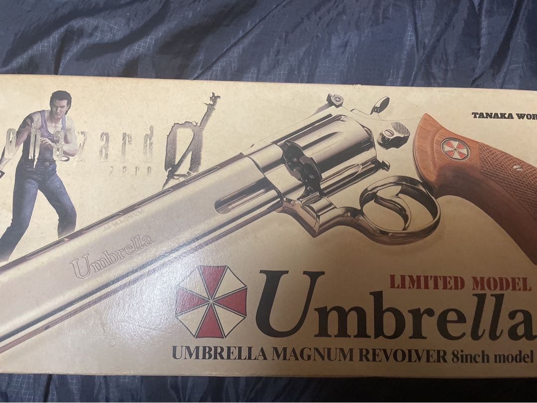 タナカ　アンブレラリボルバー　8インチ　ガスガン　バイオハザード0