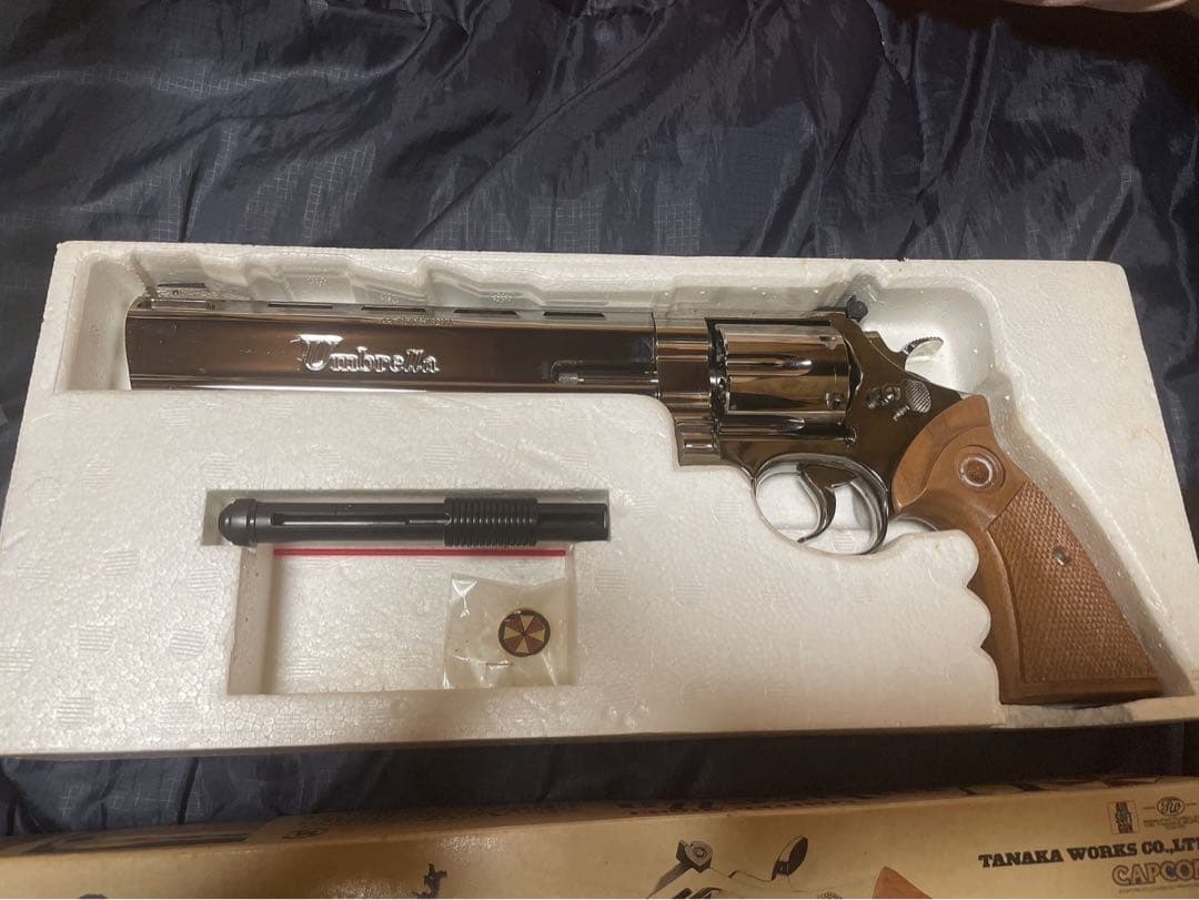 タナカ　アンブレラリボルバー　8インチ　ガスガン　バイオハザード0