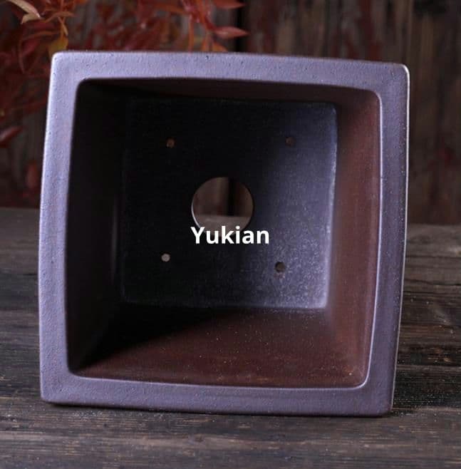 紫砂平口鉢 紫砂の鉢 盆栽鉢 植木鉢 小品盆栽鉢 大品盆栽鉢