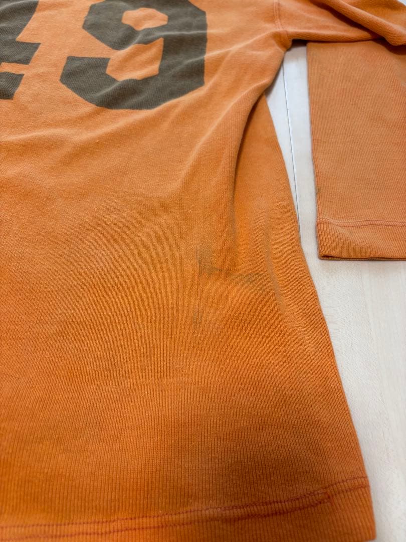 50s 60s ヴィンテージ 染込み　フットボールシャツ