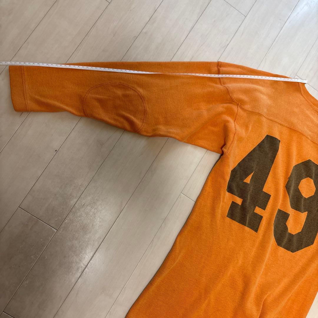 50s 60s ヴィンテージ 染込み　フットボールシャツ