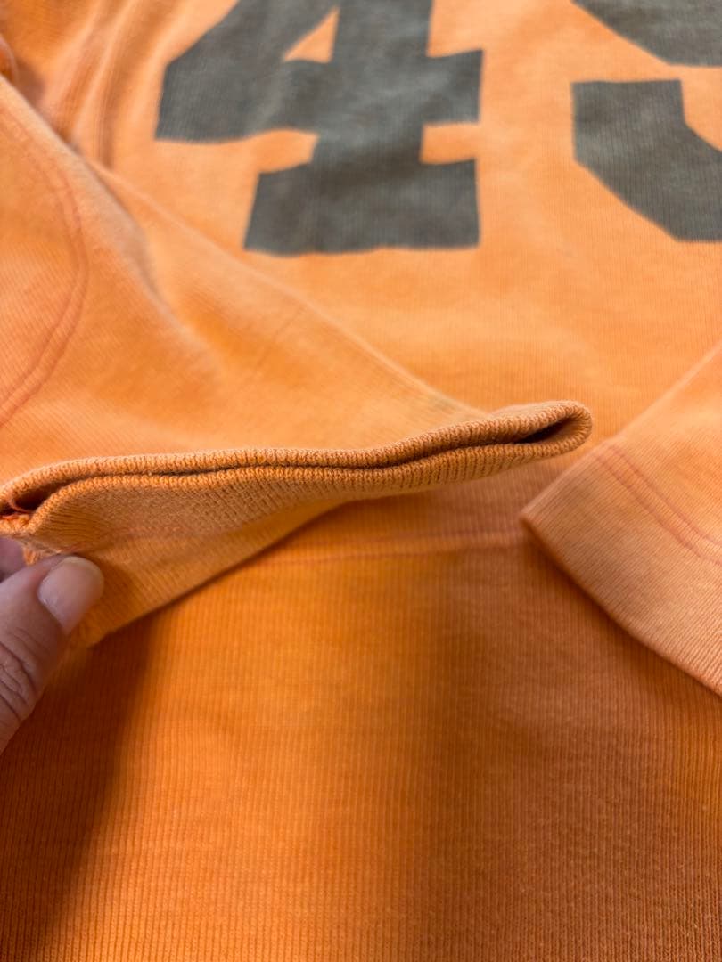 50s 60s ヴィンテージ 染込み　フットボールシャツ