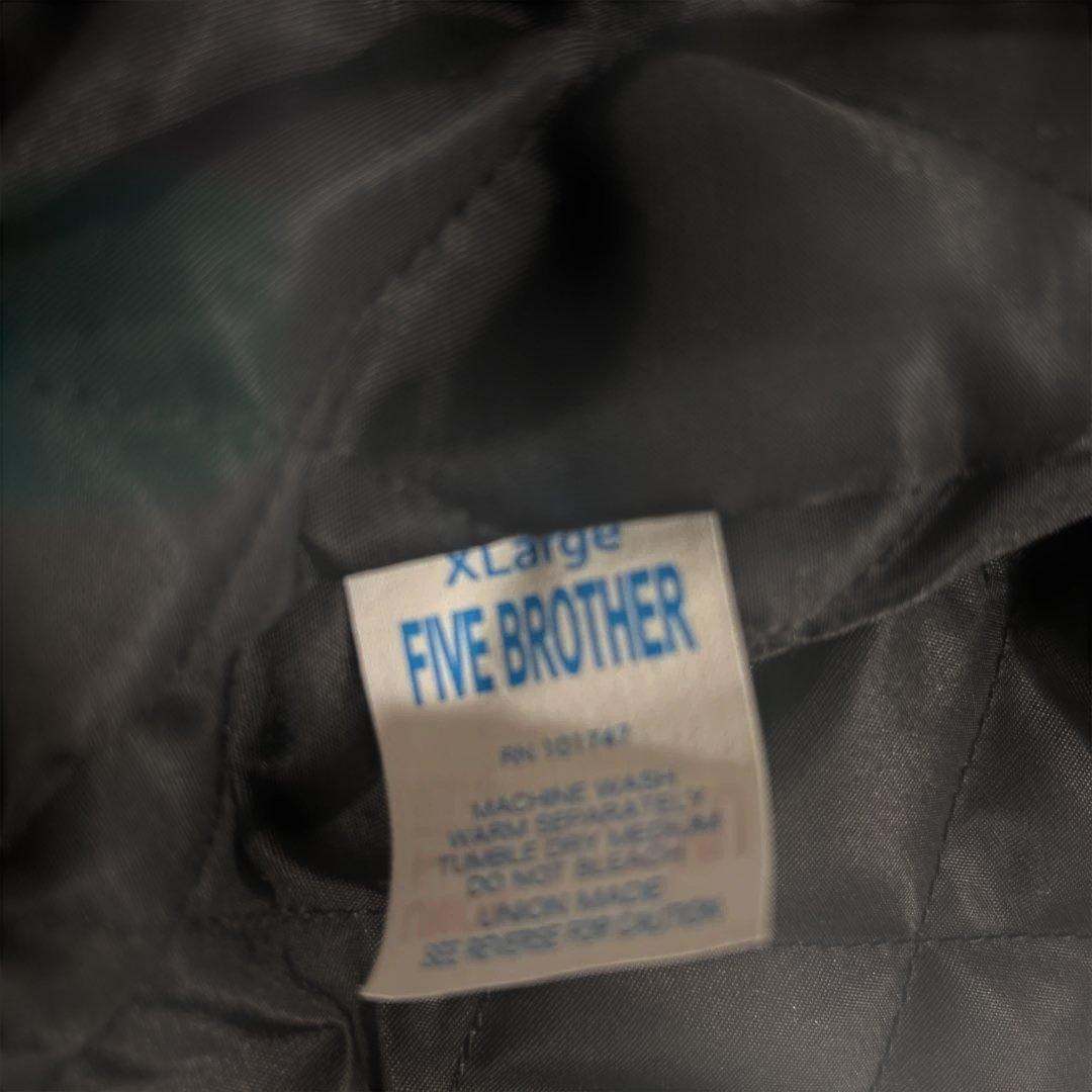 ファイブブラザー C.P.O ジャケット FIVE BROTHER　緑×黒　XL