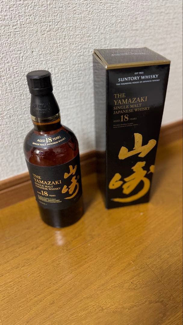 ［値下げ］山崎 18年 シングルモルトウイスキー 700ml 山崎18年1本