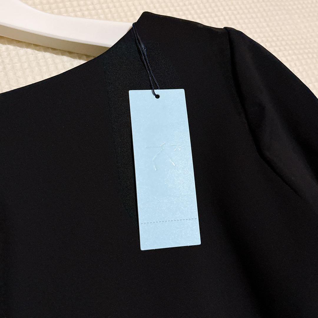 新品✨組曲 洗えるジャージコンビプリーツ ワンピース 近年 大きい ゆったり