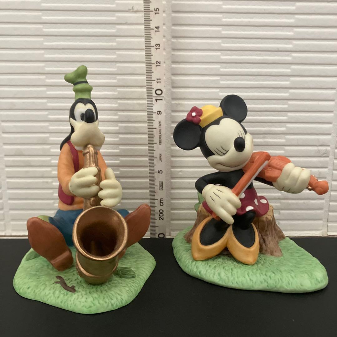 ディズニー　陶器置物　フィギュアリンワールド　オーケストラ　音楽隊