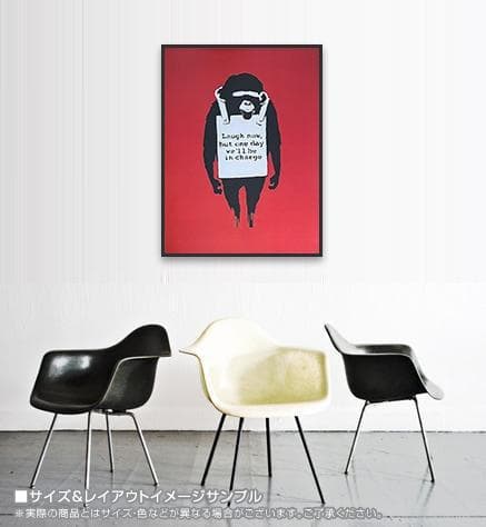 額装品/Laugh now/バンクシー/アート/インテリア/貴重