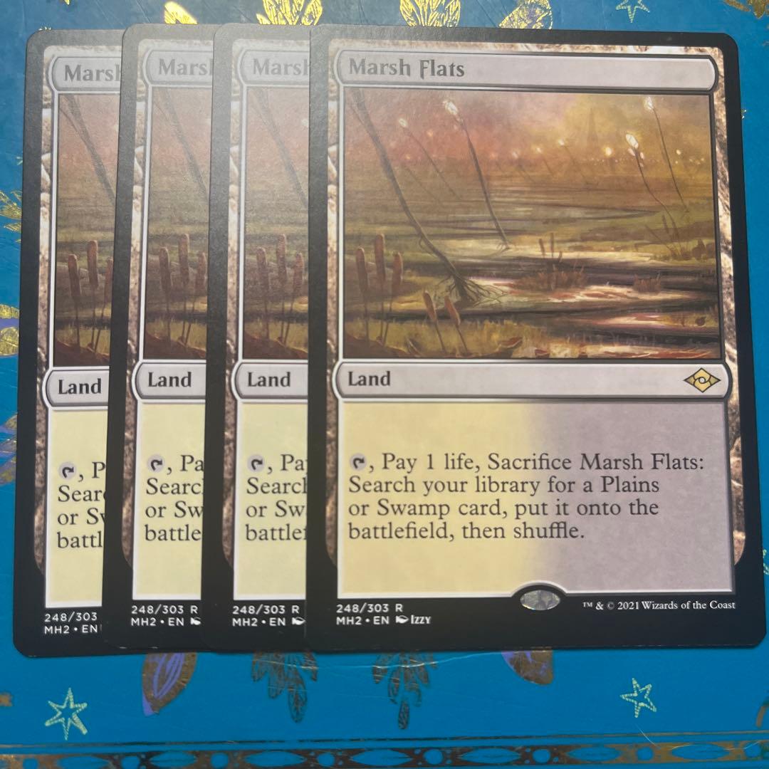 mtg 湿地の干潟　４枚　英語　モダンホライゾン２