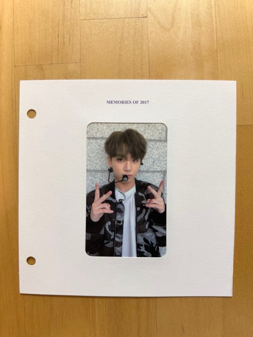 BTS Memories2017 JUNGKOOK 公式トレカ(美品)