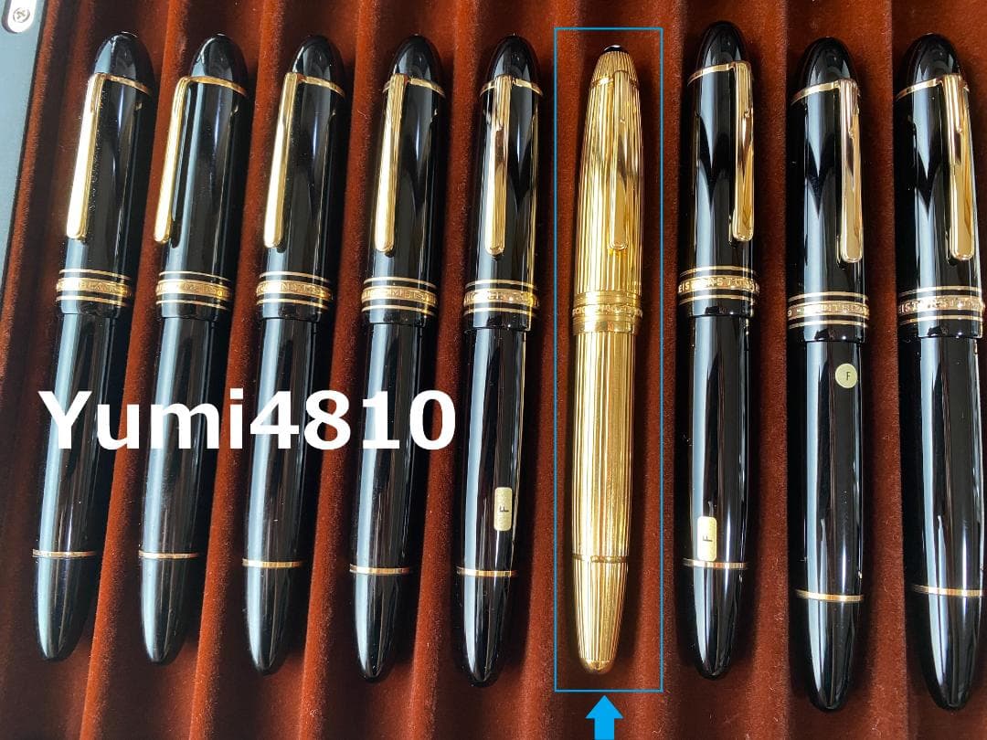 モンブラン ソリテール ル・グラン 146 ゴールド色 シルバー 925 万年筆