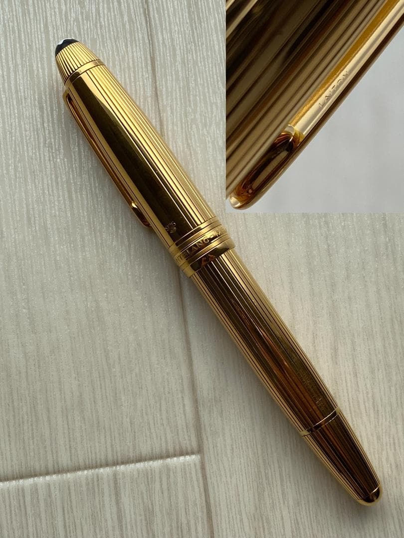 モンブラン ソリテール ル・グラン 146 ゴールド色 シルバー 925 万年筆