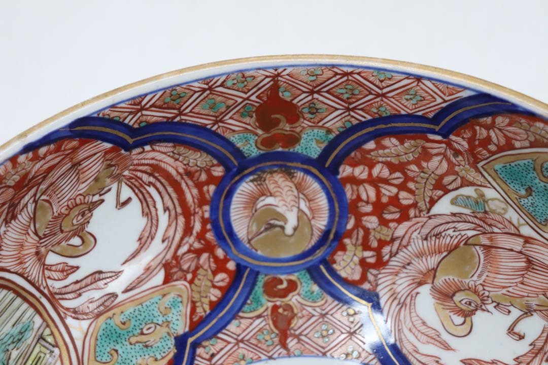 江戸　伊万里色絵　大鉢　アンティーク　送料込み250305