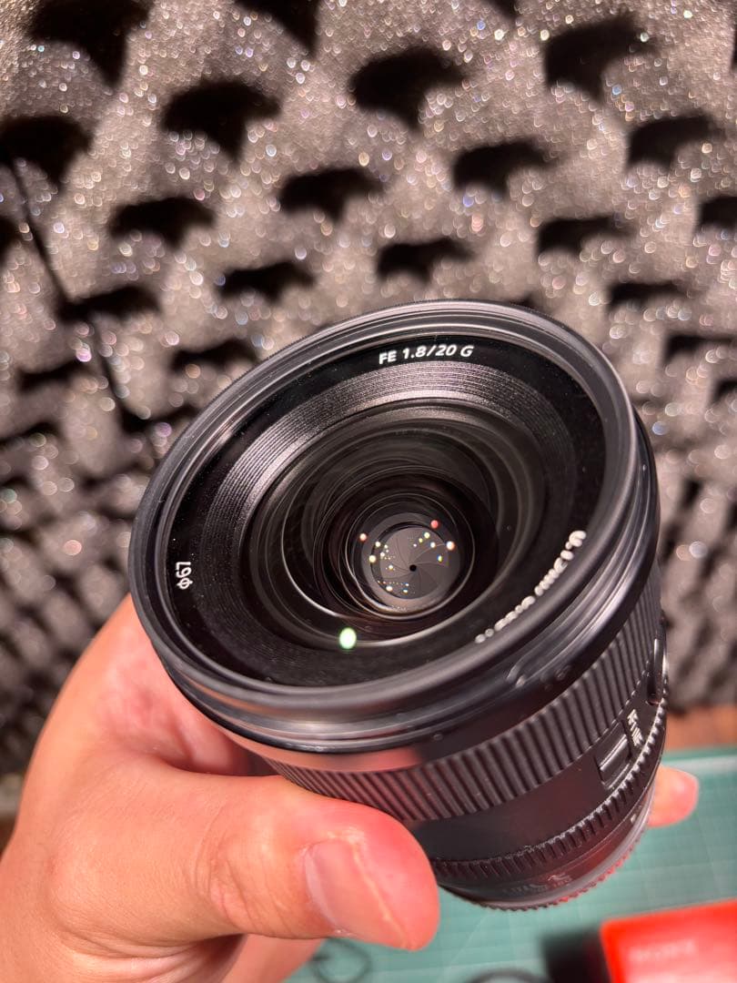 美品おまけ付FE 20mm F1.8 G SEL20F18G+可変ND