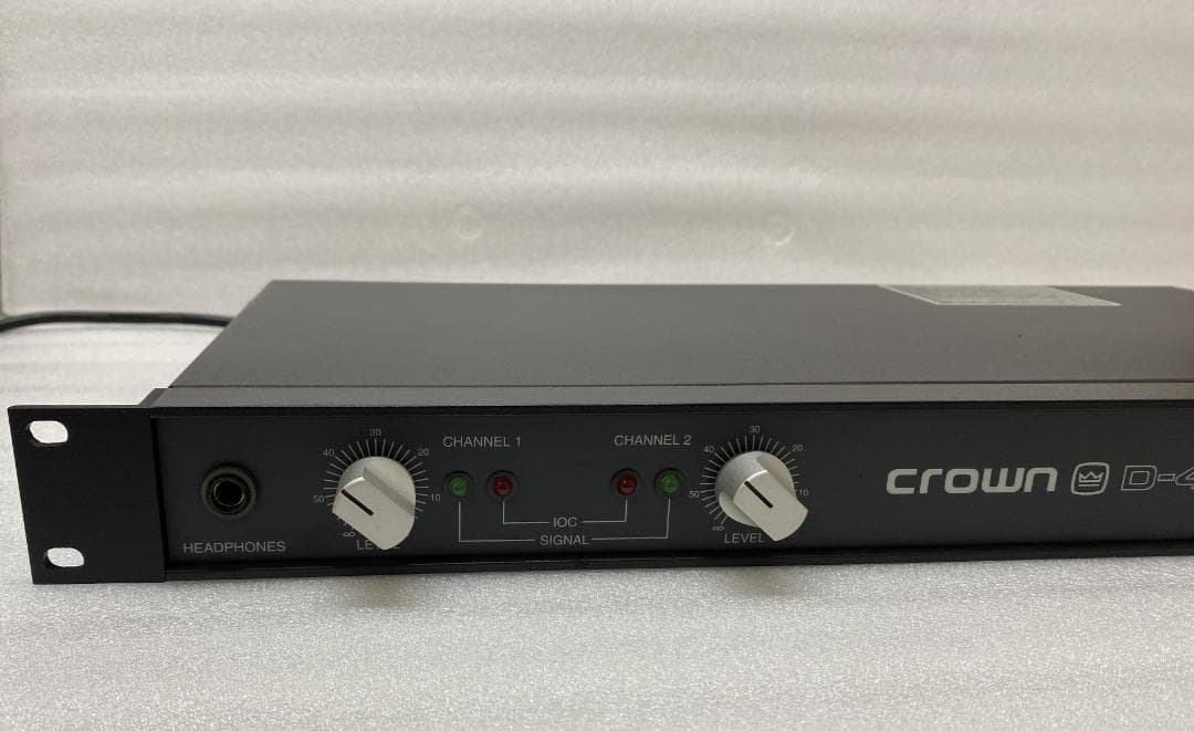クラウン CROWN D-45 ステレオパワーアンプ 動作OK・美品
