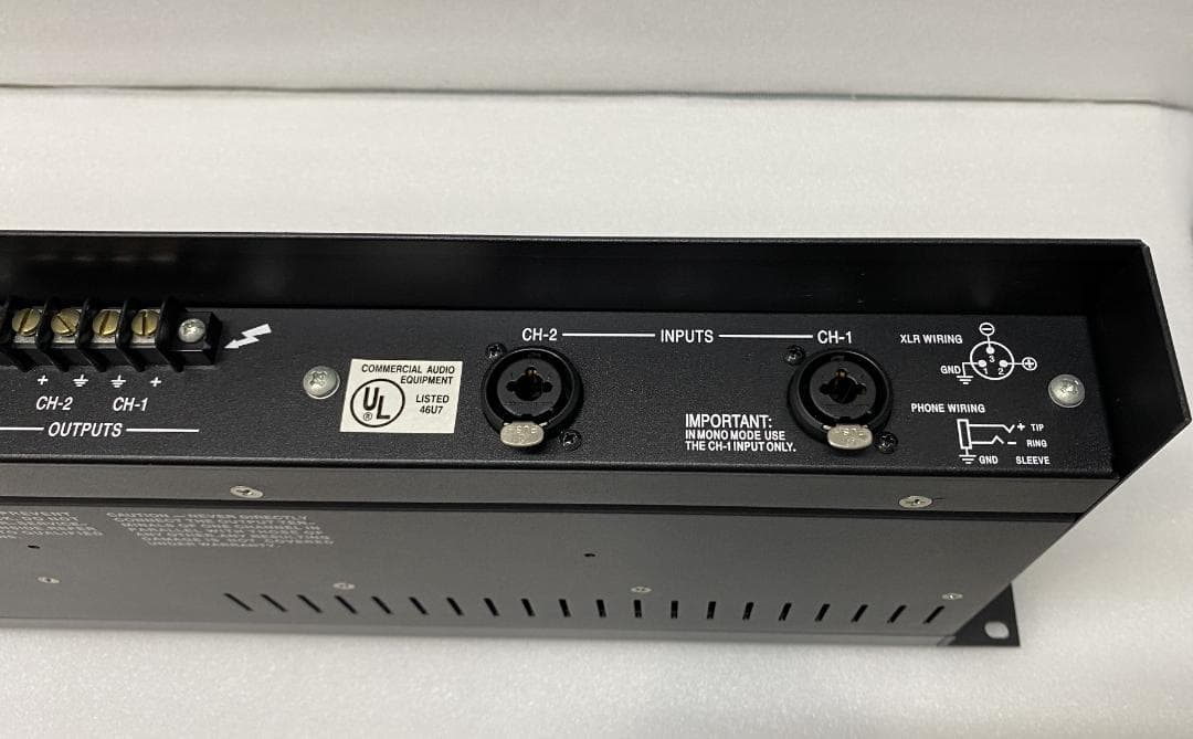 クラウン CROWN D-45 ステレオパワーアンプ 動作OK・美品