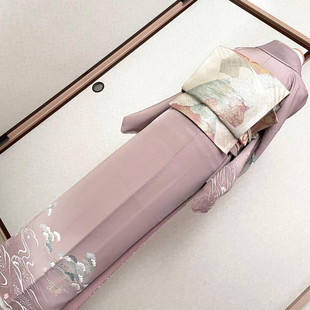 袷 4点 フルセット 訪問着 入学式 卒業式 入園式 卒園式 お宮参り 春 秋