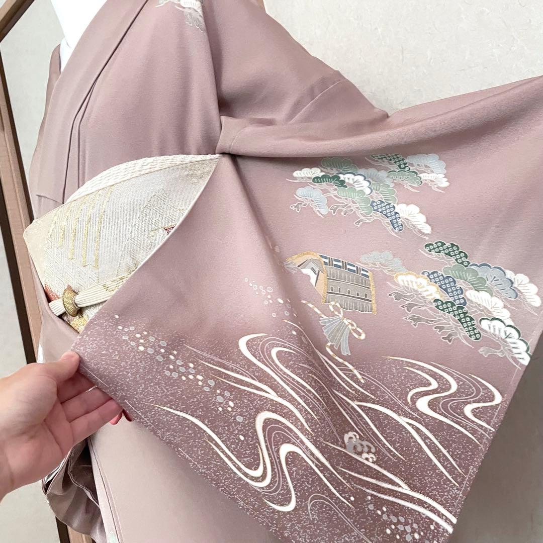 袷 4点 フルセット 訪問着 入学式 卒業式 入園式 卒園式 お宮参り 春 秋