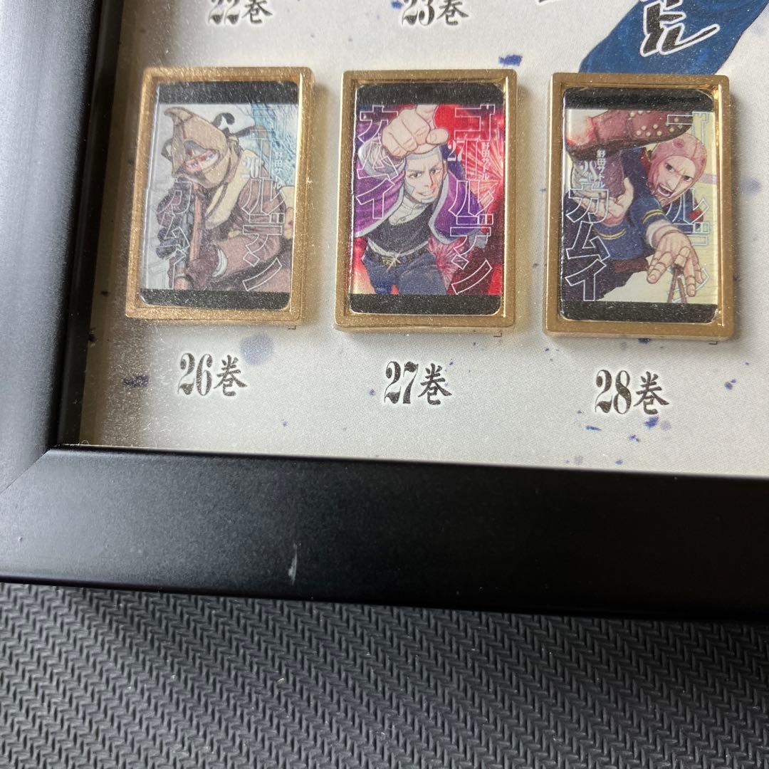 最安値 ゴールデンカムイ展 全巻 ピンズ セット ゴールデンカムイ 額装付き