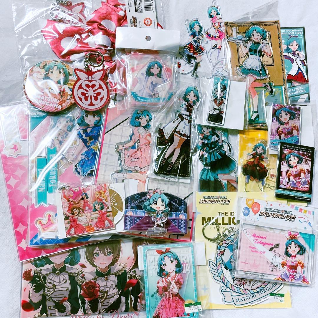 徳川まつり　グッズ　アクリルスタンド　アクキー　缶バッジ　ミリオンライブ