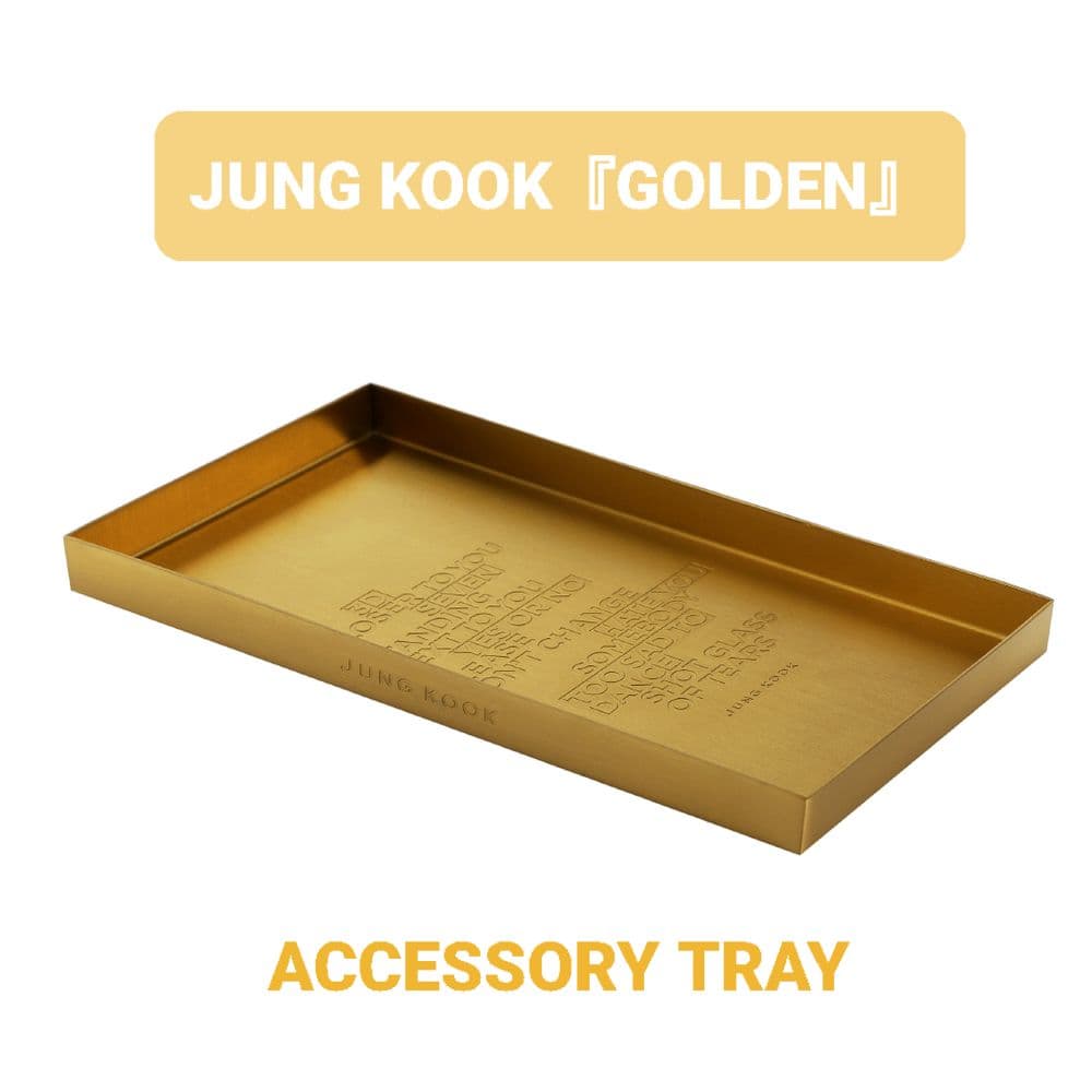 【未開封】BTS ジョングク『GOLDEN』アクセサリートレイ 公式 グク