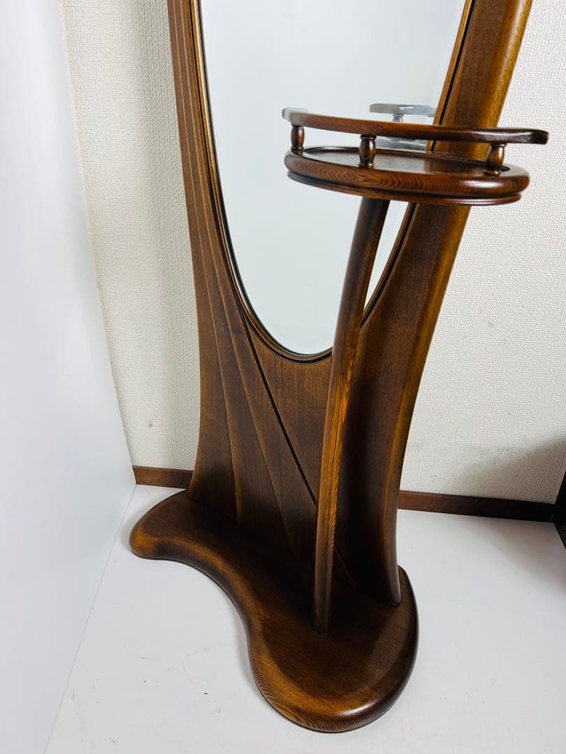 良品 幅60 松永工房 姿見　スタンディングミラー 自立ミラー おしゃれ