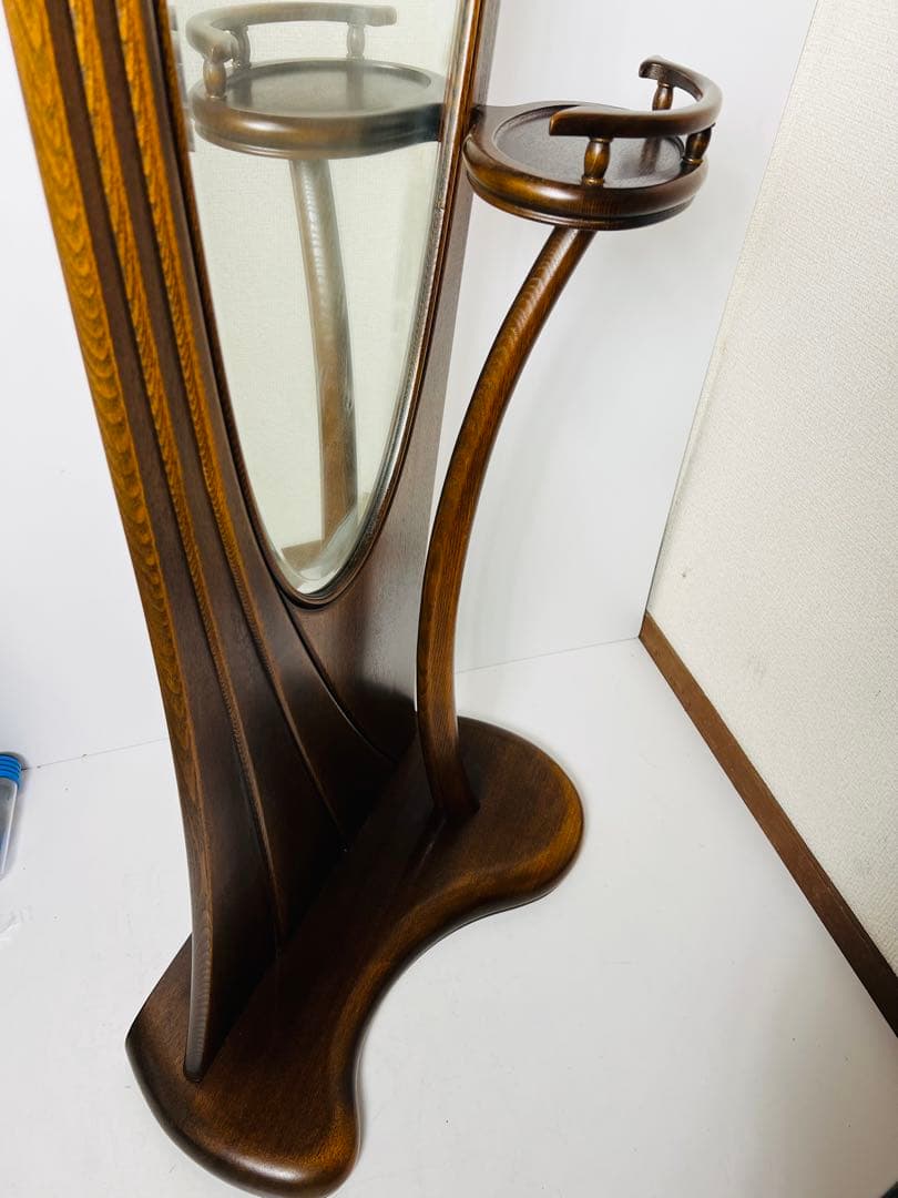 良品 幅60 松永工房 姿見　スタンディングミラー 自立ミラー おしゃれ