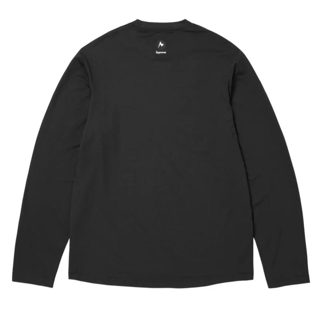 Supreme/Marmot Base Layer L/S Top S ブラック