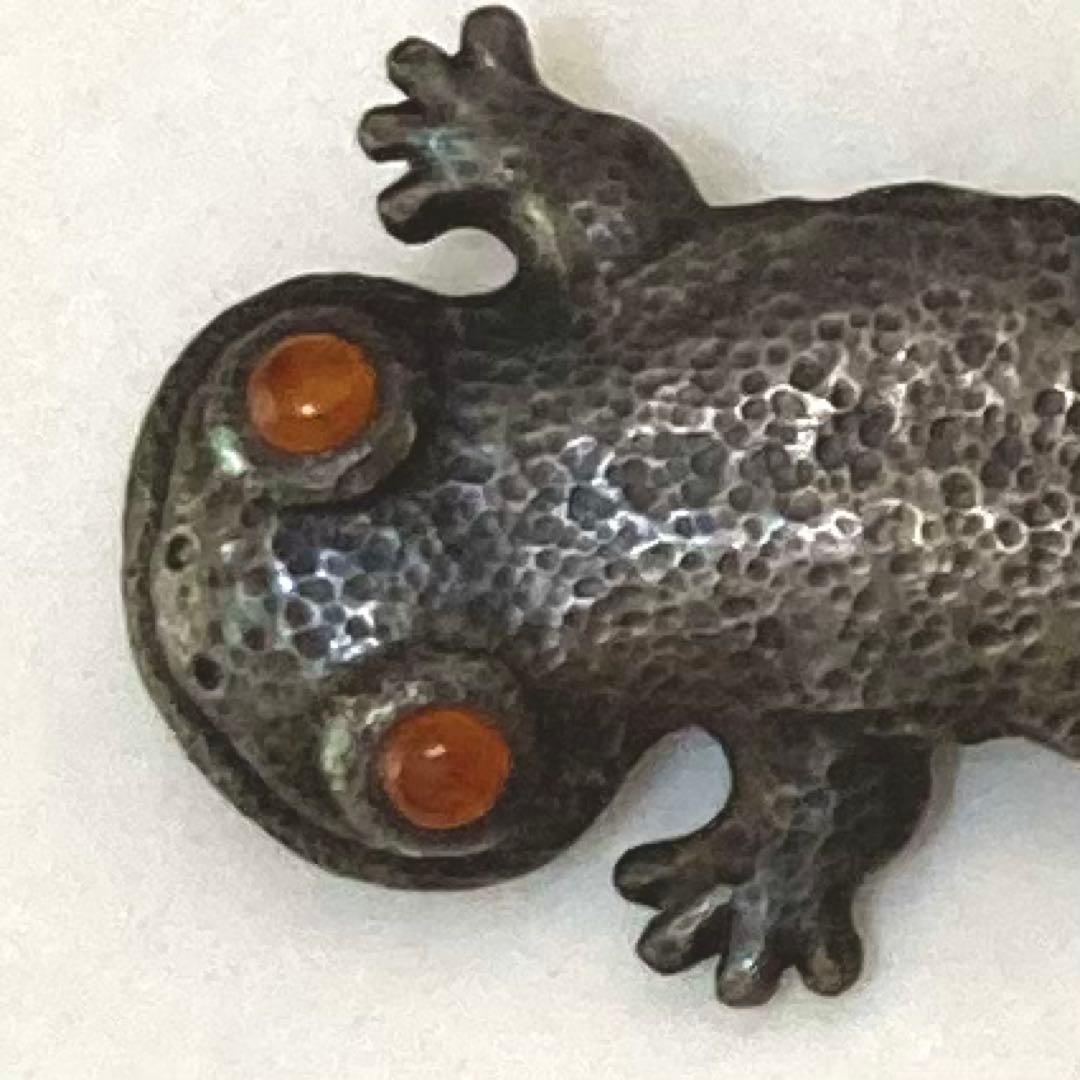 【東京展up!】長井一馬　「小さなオオサンショウウオ」ブローチ