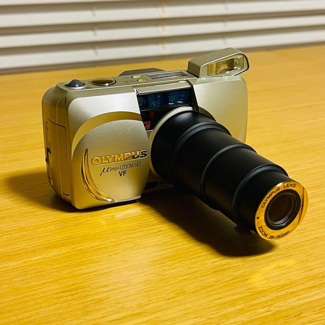 【美品・動作品】OLYMPUS μ ZOOM 140 VF フィルムカメラ