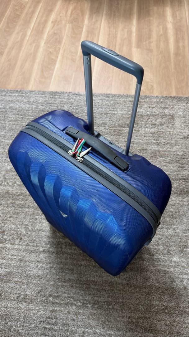 ネイビー ストライプ キャリーケース