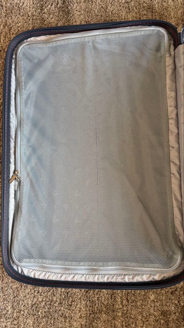 ネイビー ストライプ キャリーケース