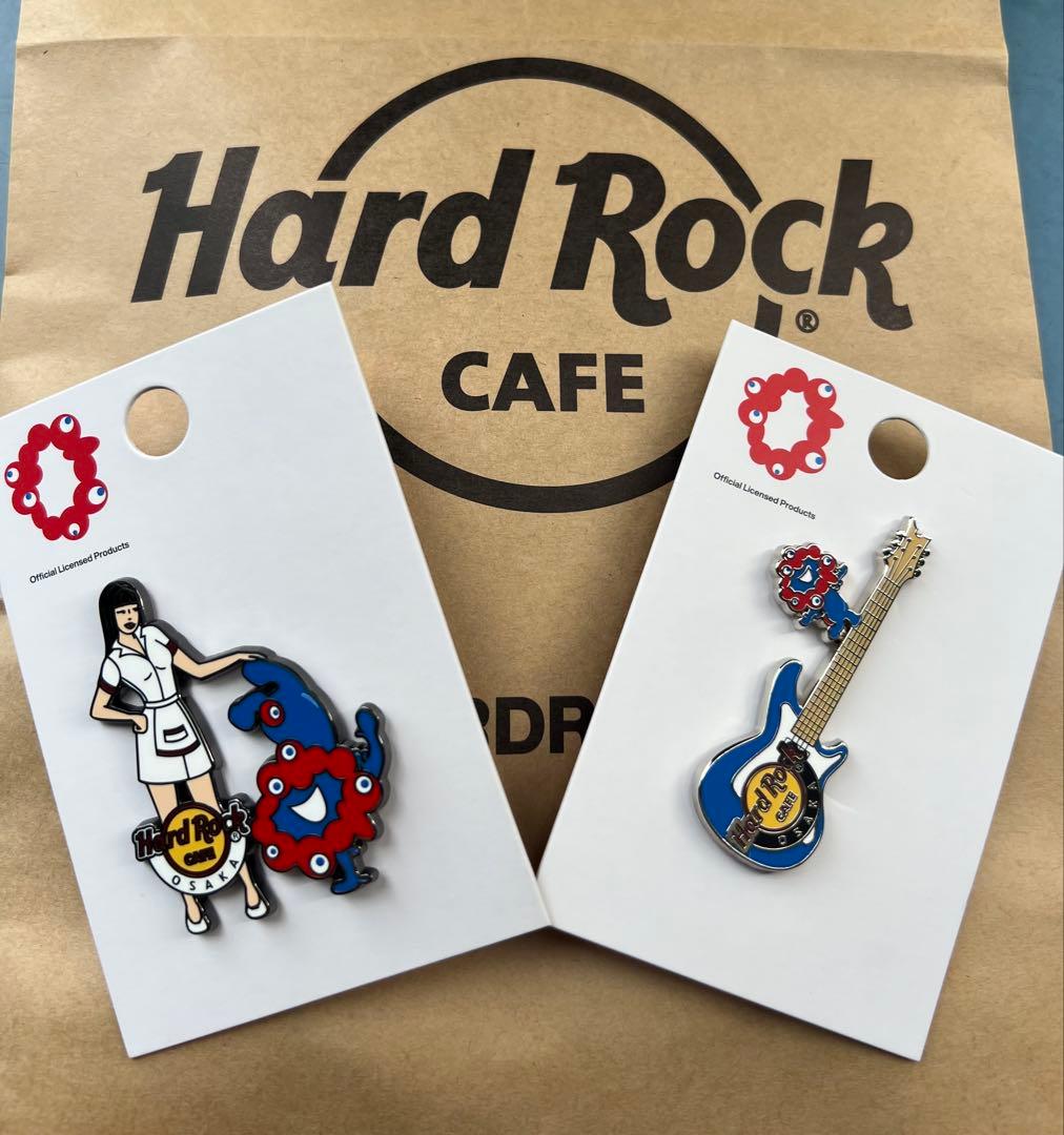 【新品・未使用！！】ハードロック　ミャクミャク　ピンバッジ　２個セット