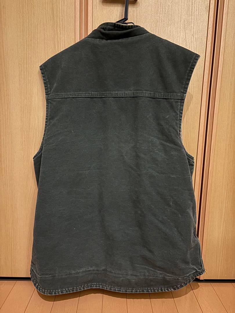 カーハート Carhartt V33 メキシコ製　モスグリーンダックベスト