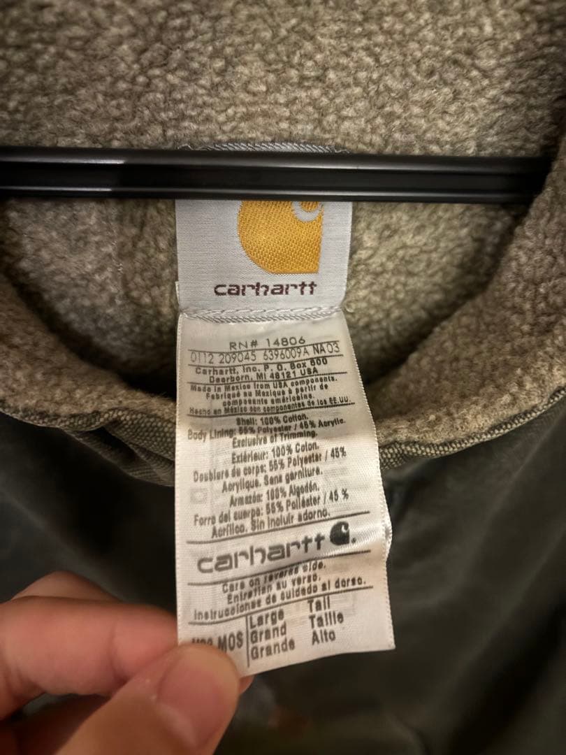 カーハート Carhartt V33 メキシコ製　モスグリーンダックベスト