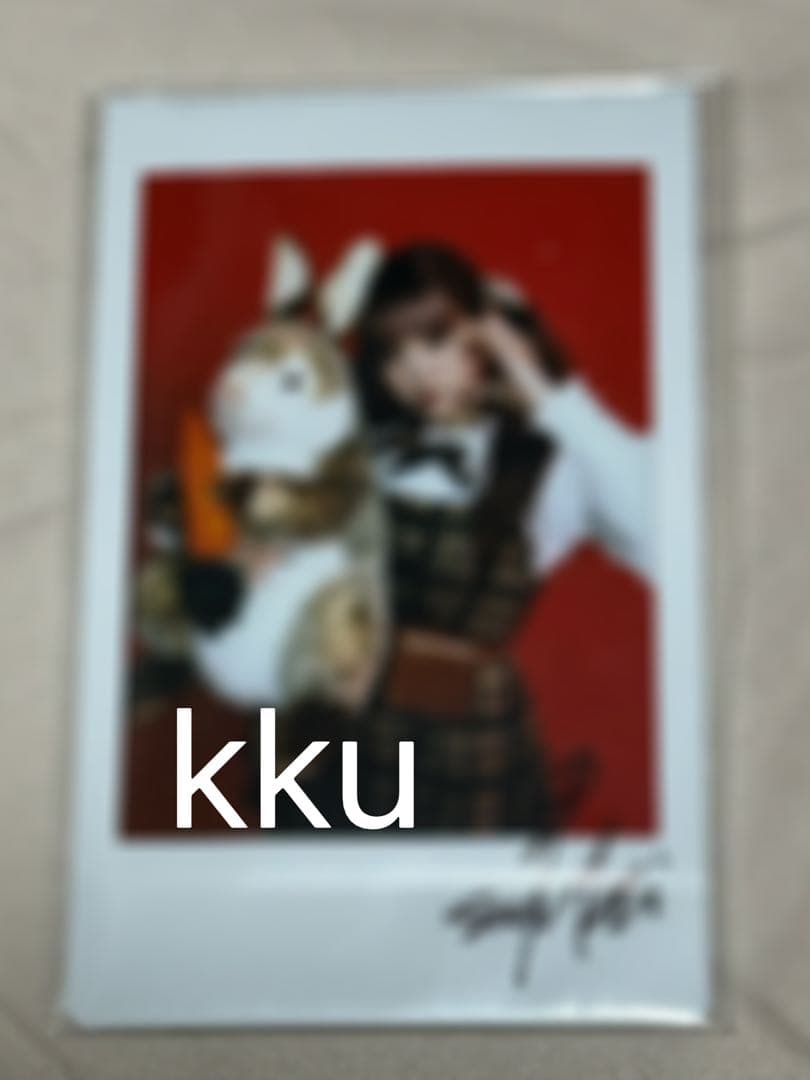 billlie ツキ ポラロイド 直筆 サイン入りチェキ